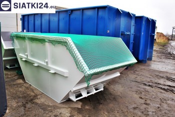 Siatki Ząbki - Siatka przykrywająca na kontener - zabezpieczenie przewożonych ładunków dla terenów Miasta Ząbki